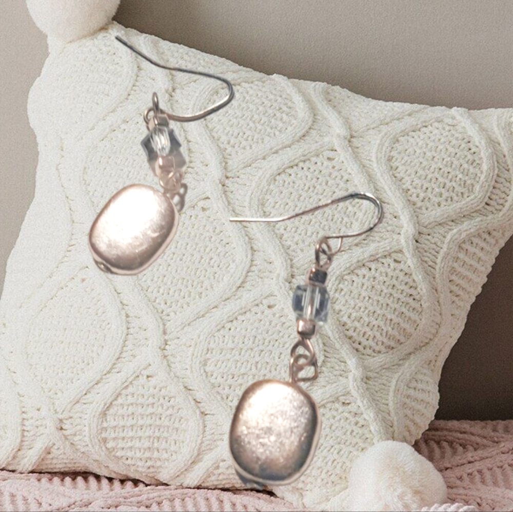 👣4/$20. Rose Gold Tone Earrings - Picture 6 of 6
